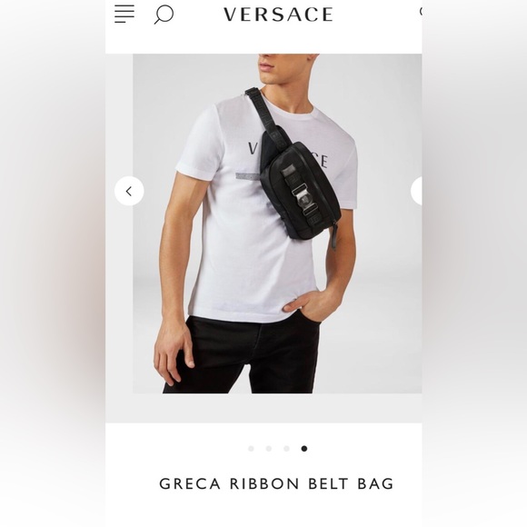 Versace Nylon Greca Ribbon Belt Bag - Picture 8 of 8